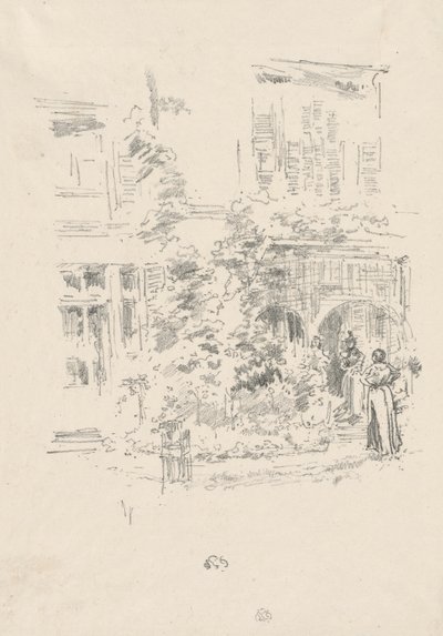 Trädgårdsverandan av James Abbott McNeill Whistler