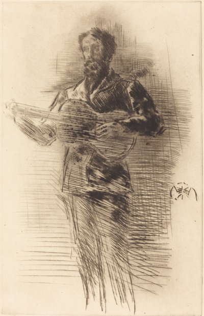 Gitarrspelaren av James Abbott McNeill Whistler