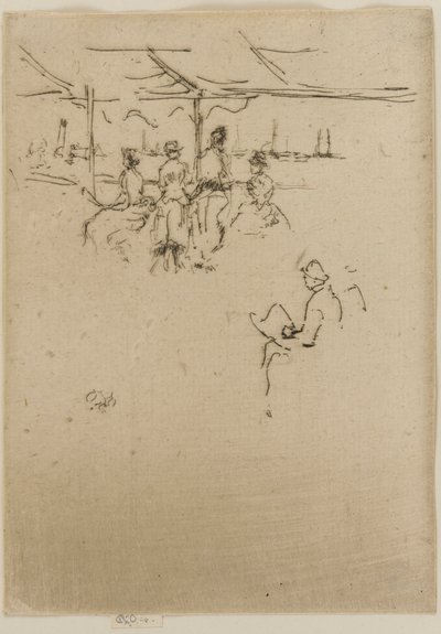Landningsplatsen, kor av James Abbott McNeill Whistler