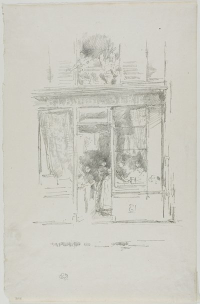 The Laundress: "The Laundress of Place Dauphine" av James Abbott McNeill Whistler
