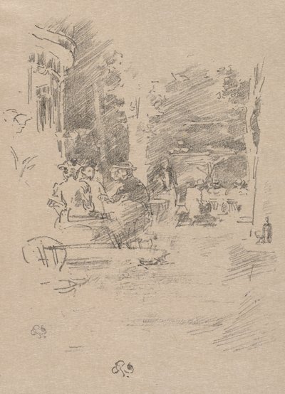 The Little Café au Bois av James McNeill Whistler