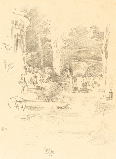 Lilla Café au Bois av James Abbott McNeill Whistler