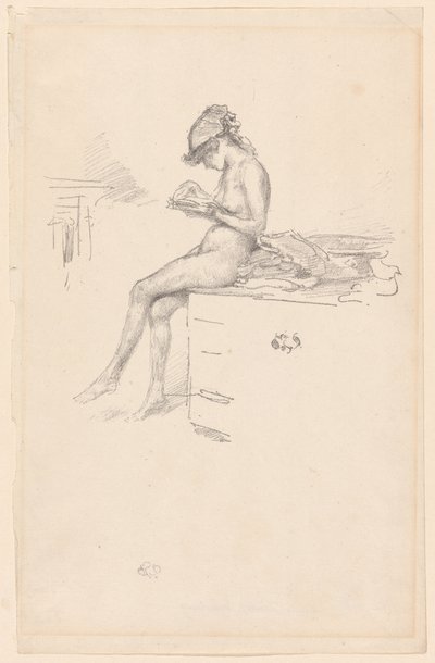 Den lilla nakenmodellen, Reading av James Abbott McNeill Whistler