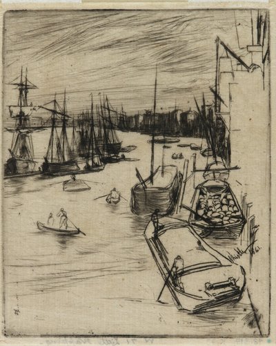 Den lilla Rotherhithe av James Abbott McNeill Whistler