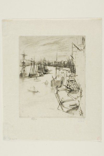 Den lilla Rotherhithe av James Abbott McNeill Whistler