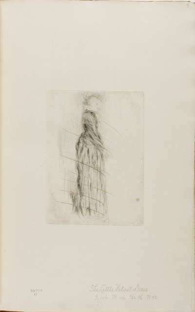Den lilla sammetsklänningen av James Abbott McNeill Whistler