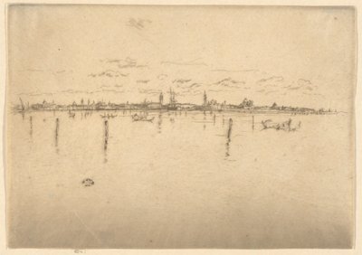 ”Lilla Venedig”, ur den första Venedig-serien (Venedig, en serie med tolv etsningar) av James McNeill Whistler