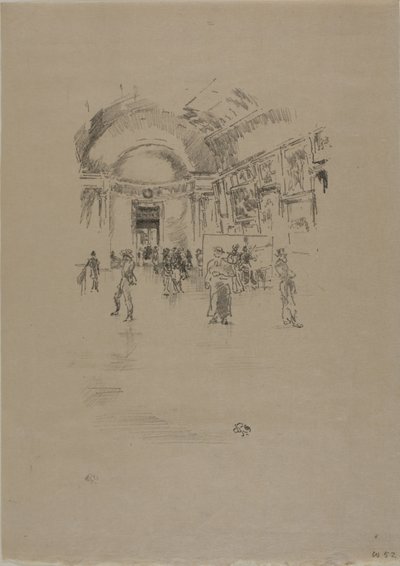 The Long Gallery, Louvren av James Abbott McNeill Whistler