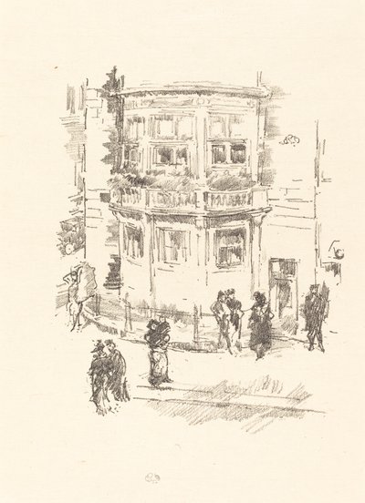 Chefens fönster, Gaiety Theatre av James Abbott McNeill Whistler