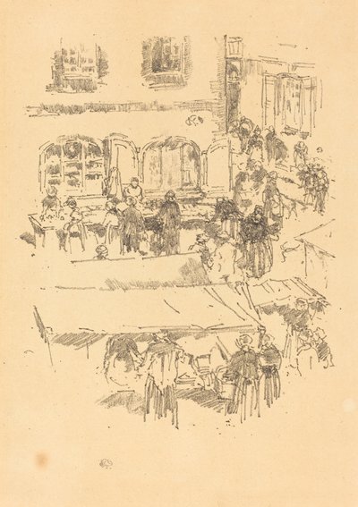 Marknaden, Vitre av James Abbott McNeill Whistler