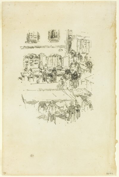 Marknaden, Vitre av James Abbott McNeill Whistler