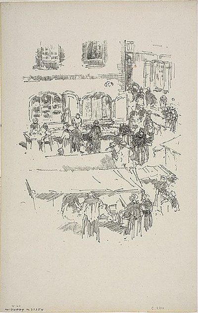 Marknaden, Vitre av James Abbott McNeill Whistler