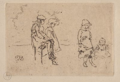Barnen i Menpes av James McNeill Whistler