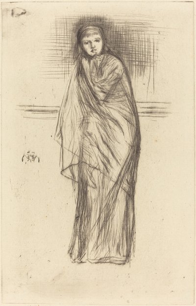 Modellen vilar av James Abbott McNeill Whistler