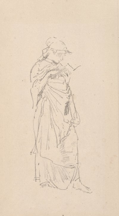 Romanen - läsande flicka av James McNeill Whistler