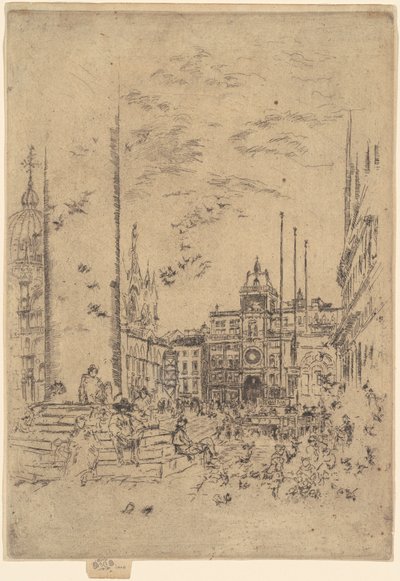 Piazzetta av James Abbott McNeill Whistler