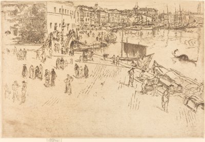 The Riva, No.I av James Abbott McNeill Whistler