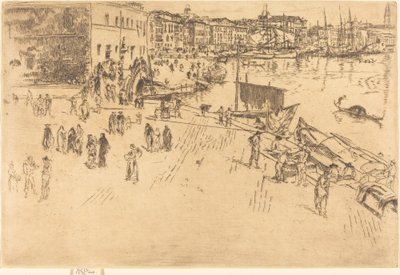 The Riva, No.I av James Abbott McNeill Whistler