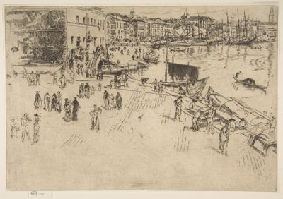 Riva, nr 1 av James McNeill Whistler