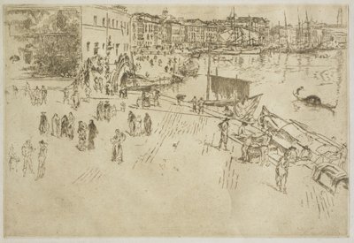 Riva, nr 1 av James McNeill Whistler