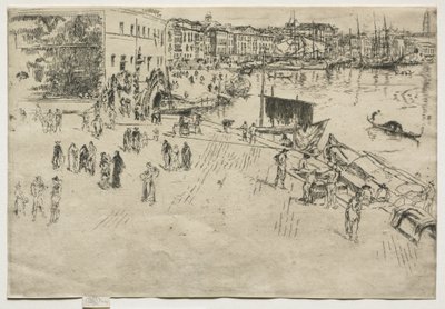 Riva, nr 1 av James McNeill Whistler
