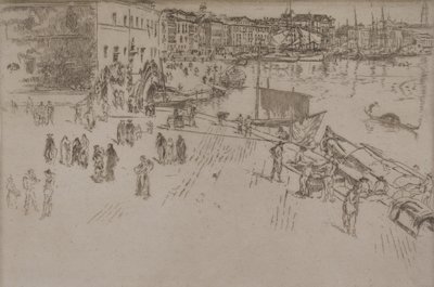 Riva, nr 1 av James McNeill Whistler