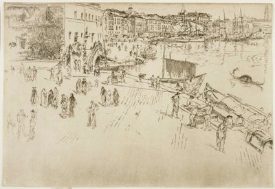 Riva, nr 1 av James McNeill Whistler