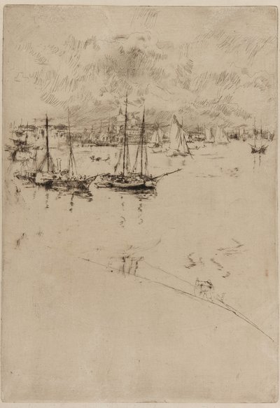 Ångbåten, Venedig av James Abbott McNeill Whistler