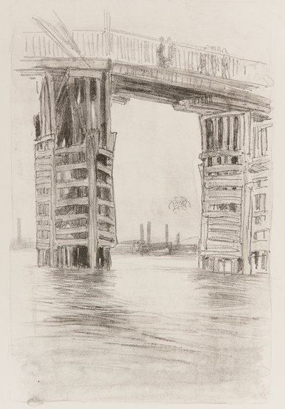 Höga bron av James Abbott McNeill Whistler