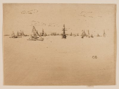 Turret-skeppet av James McNeill Whistler