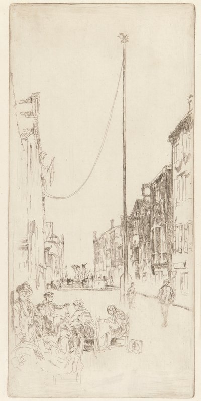 Den venetianska masten av James Abbott McNeill Whistler