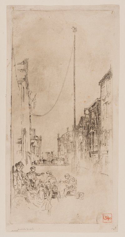 Den venetianska masten av James Abbott McNeill Whistler