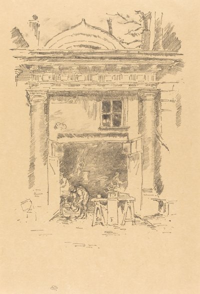 Vitsmederna, Impasse des Carmélites av James Abbott McNeill Whistler