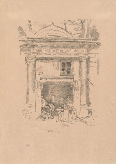 Vitsmederna, Impasse des Carmélites av James Abbott McNeill Whistler