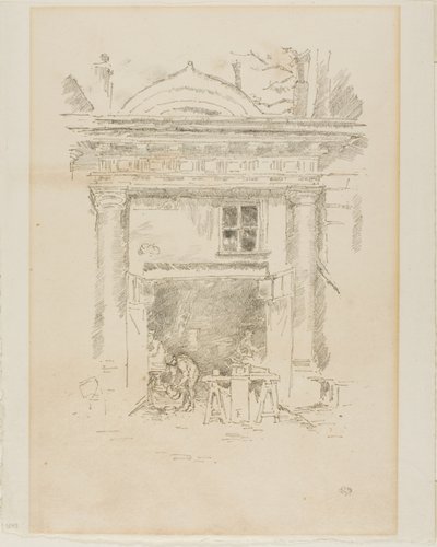 Vitsmederna, Impasse des Carmélites av James Abbott McNeill Whistler