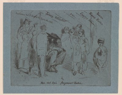 Titelsidan för "French Set" av James Abbott McNeill Whistler