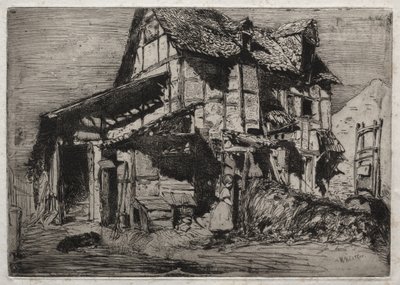 Tolv etsningar från naturen:  Det osäkra hyreshuset av James McNeill Whistler