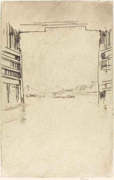 Under Old Battersea Bridge av James Abbott McNeill Whistler