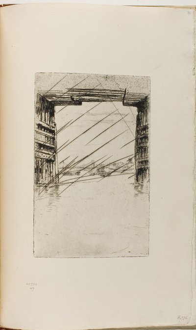 Under Old Battersea Bridge av James Abbott McNeill Whistler
