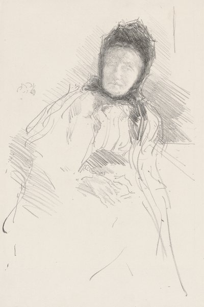 Oavslutad skiss av Lady Haden av James Abbott McNeill Whistler