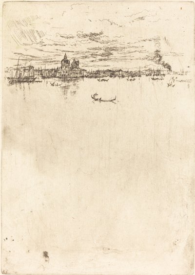 Upprätt Venedig av James Abbott McNeill Whistler