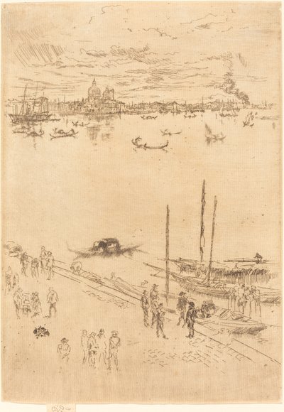 Upprätt Venedig av James Abbott McNeill Whistler