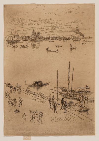 Upprätt Venedig av James Abbott McNeill Whistler