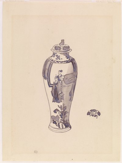 Vas med lätt utbuktande kropp av James Abbott McNeill Whistler