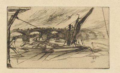 Vauxhall Bridge av James Abbott McNeill Whistler