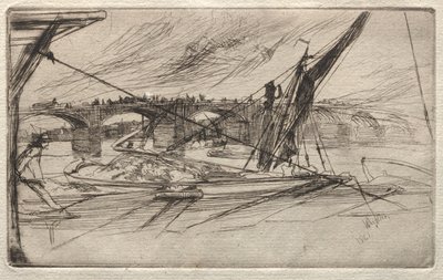 Vauxhall Bridge av James McNeill Whistler