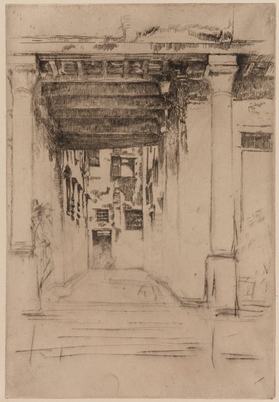 Venetianska domstolen av James Abbott McNeill Whistler
