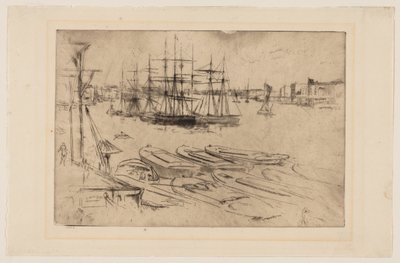 Wapping - Poolen av James Abbott McNeill Whistler