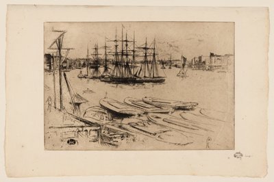 Wapping - Poolen av James Abbott McNeill Whistler