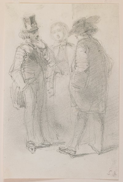 Whistler med vänner av James Abbott McNeill Whistler